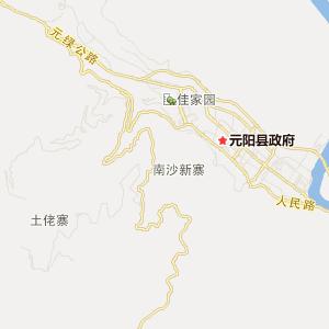 红河哈尼族彝族自治州元阳县地图