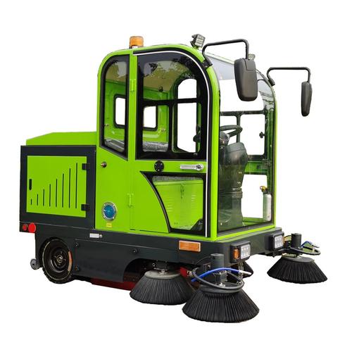 腾拓机械加工自动扫地机电动清洁机工厂物业道路全封闭式清扫车环保