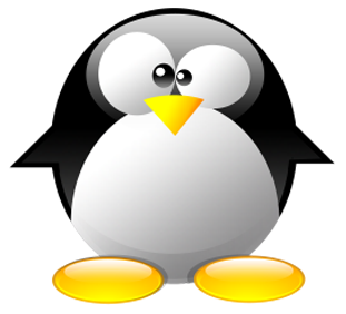 q版linux图标下载 png创意企鹅吊牌下载 png下载 ai冬季小企鹅下载