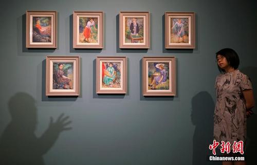 中国传奇女画家潘玉良个人画展在香港展出