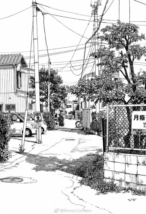 日本街道小巷作者iyohikoazuma