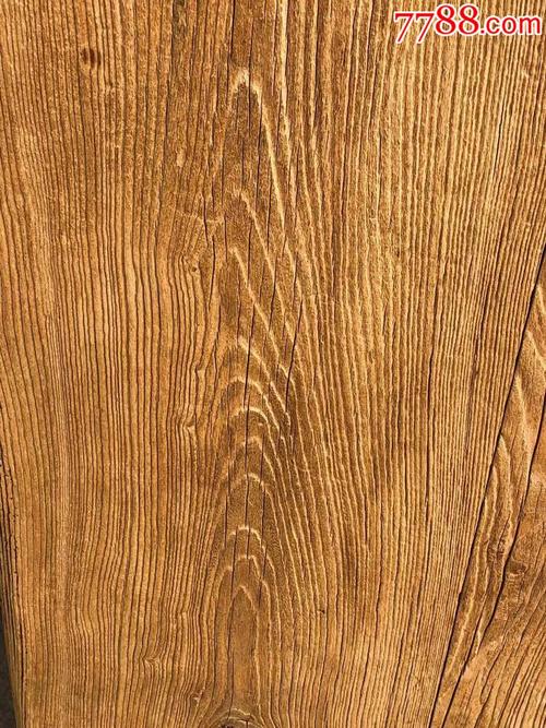 榆木门板一对自然风化纹理清晰无修补全品包老已清洗