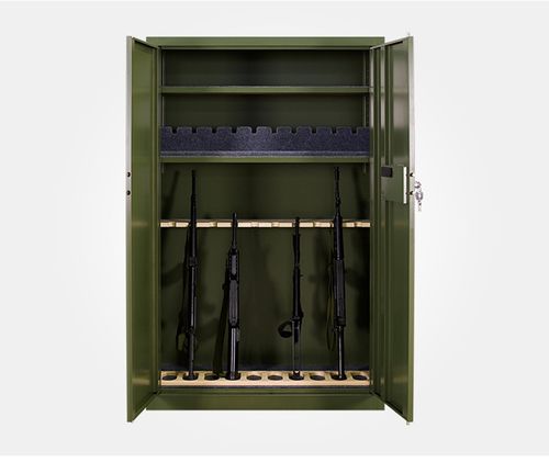 钱柜 装具护具柜 加厚钢制装具护具枪柜 军绿色 (单位:个)