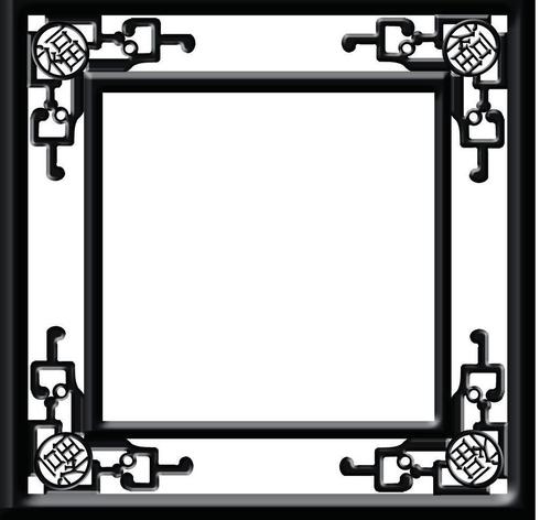 古典相框方形之韵律图片设计元素素材免费下载(图片编号:866252)-六