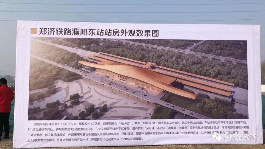 投资47亿郑济高铁濮阳东站即将开工建设