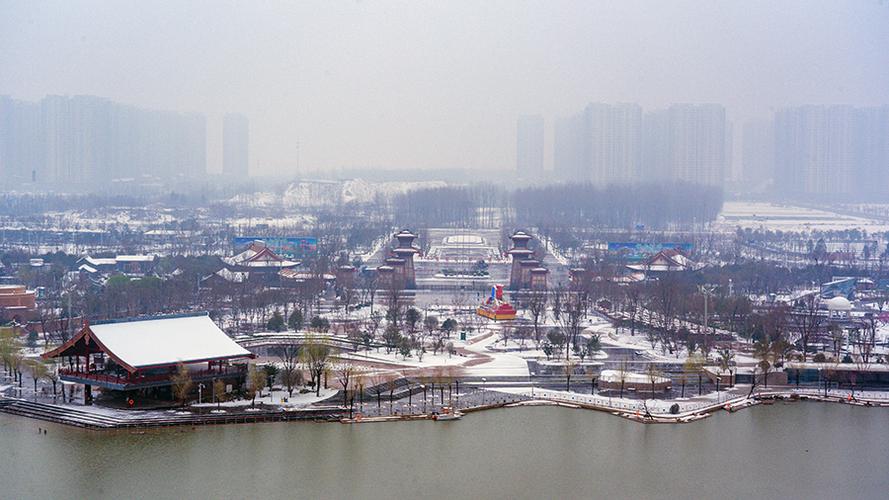 喜迎瑞雪郑州航空港区解锁雪后美景