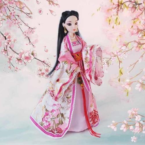 古代芭比娃娃中国古装娃娃套装换装婚纱芭比娃娃礼盒12关节玩具西施只