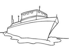 古代小船简笔画的图片轻松学轮船简笔画教大家画一艘漂亮的小帆船简笔