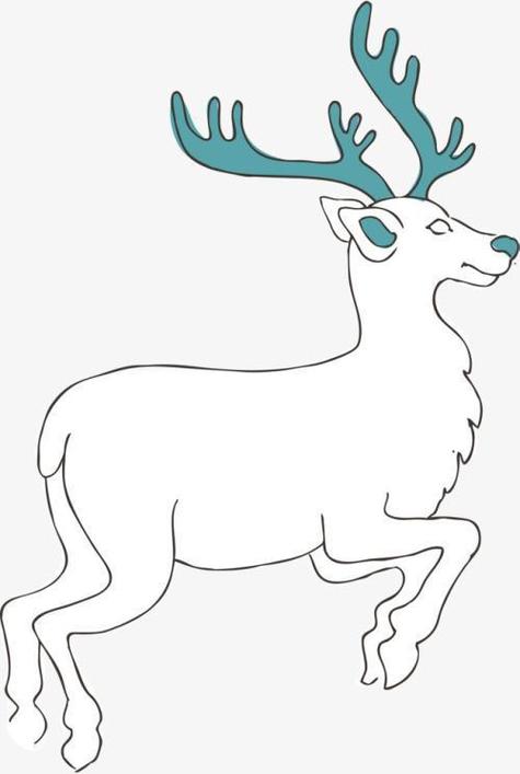 圣诞驯鹿怎么画圣诞驯鹿简笔画简单又漂亮彩驯鹿简笔画卡通人物萌如何