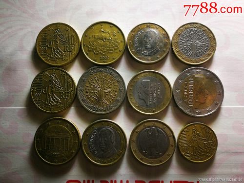 多品种欧元硬币总面值47.2欧元_外国钱币_第1张_7788集邮网