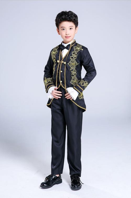 男童复古六一欧洲儿童宫廷服演出服白马王子欧式话剧舞台表演礼服