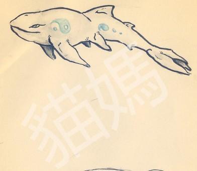 大鱼海棠鲲简笔画教程庄周的鲲怎么画简笔画大鱼海棠简笔画水彩大鱼