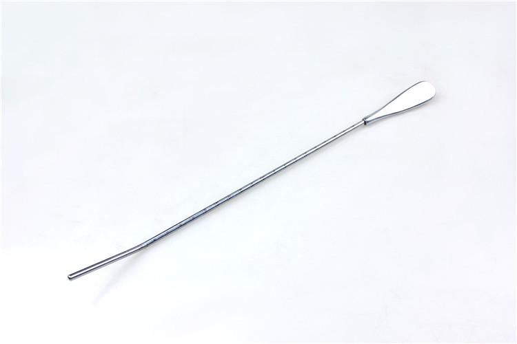 万向华创镊子手术剪器械硬子宫探针32cm弯头直径3mm 万向华创上海医疗