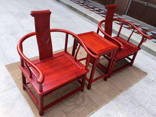 卷书之养生卷书造型,常用于传统红木家具之椅脑设计.