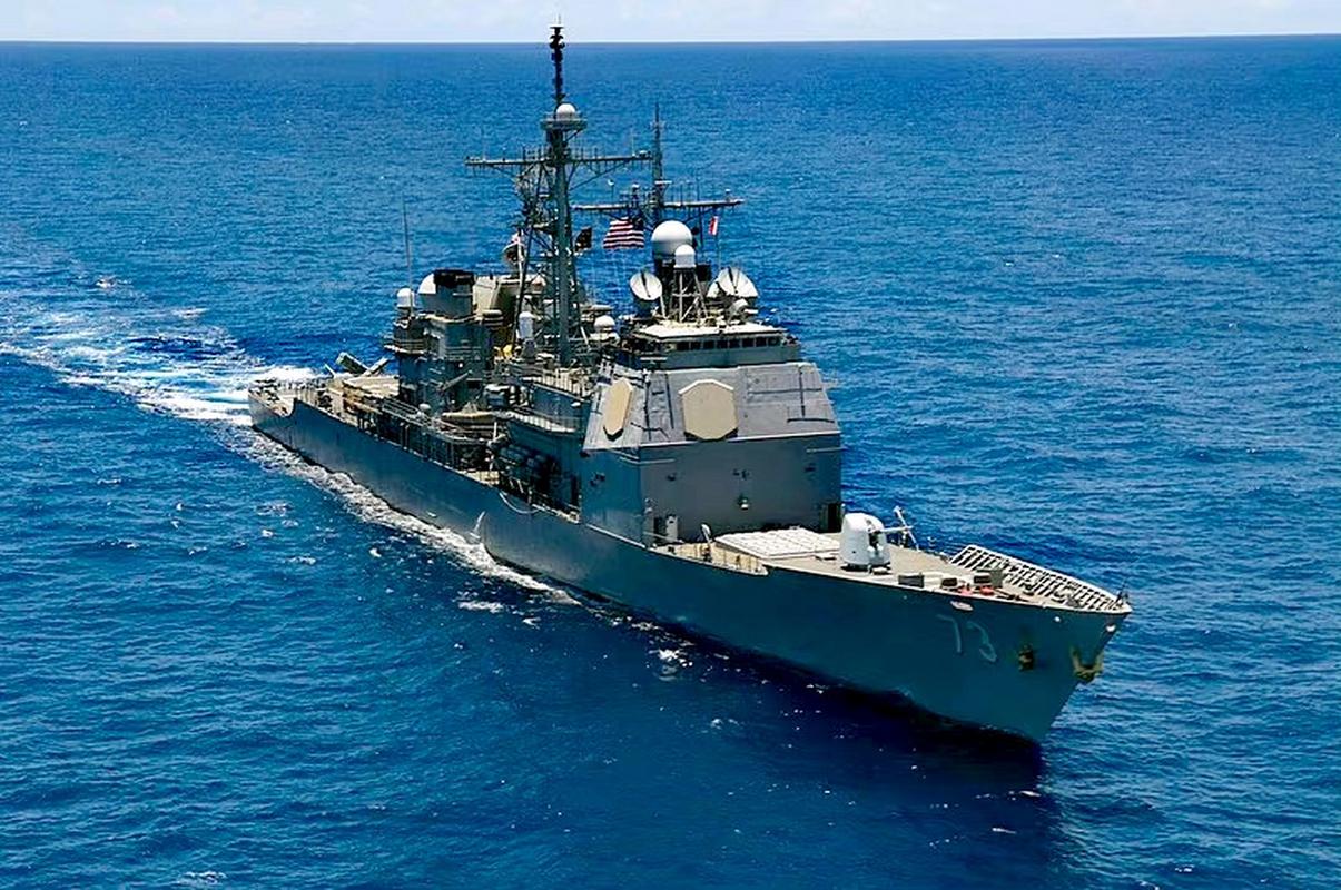 舰船欣赏:美国海军提康德罗加级巡洋舰,世界上第一型量产的宙斯盾战舰