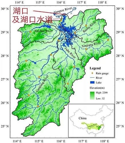 鄱阳湖的流域面积非常大,除了上游广阔的长江水系外,整个江西省几乎