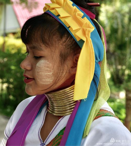 缅甸的长颈族女人