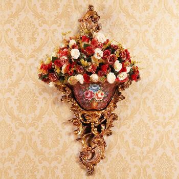 创意挂饰挂墙壁客厅墙面装饰品家居墙上挂件花盆花瓶复古欧式壁挂sn