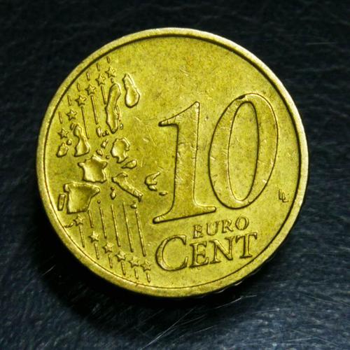 爱尔兰10欧分硬币1枚.重量4