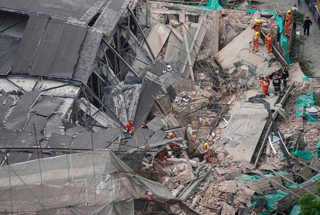 上海厂房倒塌事故已救出21名被困人员 其中7人死亡2019-05-17