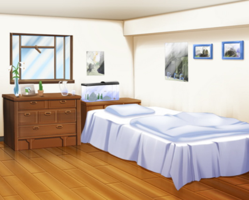 美图:一组日本室内住宅漫画场景素材分享