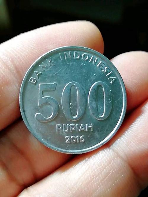 新版印度尼西亚高值500卢比铝质大硬币,随机发货