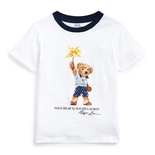 polo ralph lauren 男童2020年夏季烟花棒小熊图案t恤33731短袖t恤