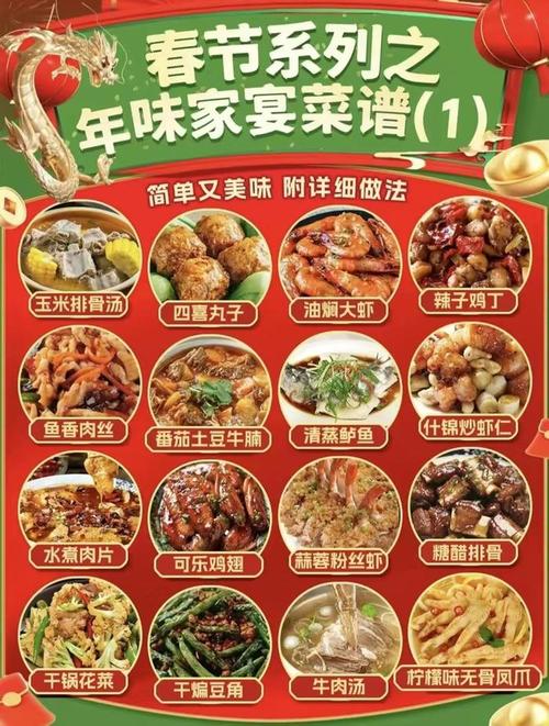 16道春节年味家宴菜谱