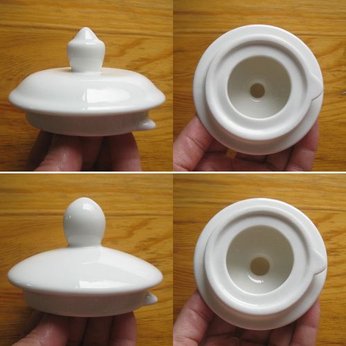 陶瓷 壶盖 盖子 茶壶盖 零配件 全白色 样式百搭 多款可选 单耳盖