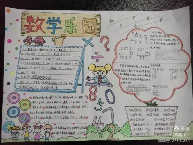 兴庆区第十九小学三年级数学手抄报比赛活动纪实