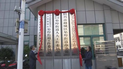 11月8日下午,皋埠街道办事处成立揭牌仪式正式举行,全体机关干部,各村
