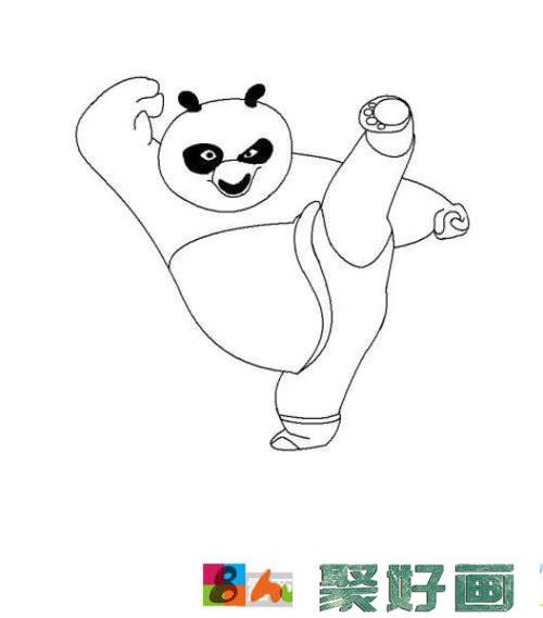 怎么绘制功夫熊猫 - 聚好画