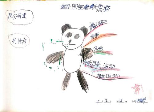 【作文】第11课《国宝大熊猫》三七班思维导图(不排名)