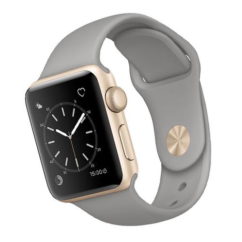 苹果 (apple) series2智能手表 苹果手表 38mm 防水 金色表壳 随机配