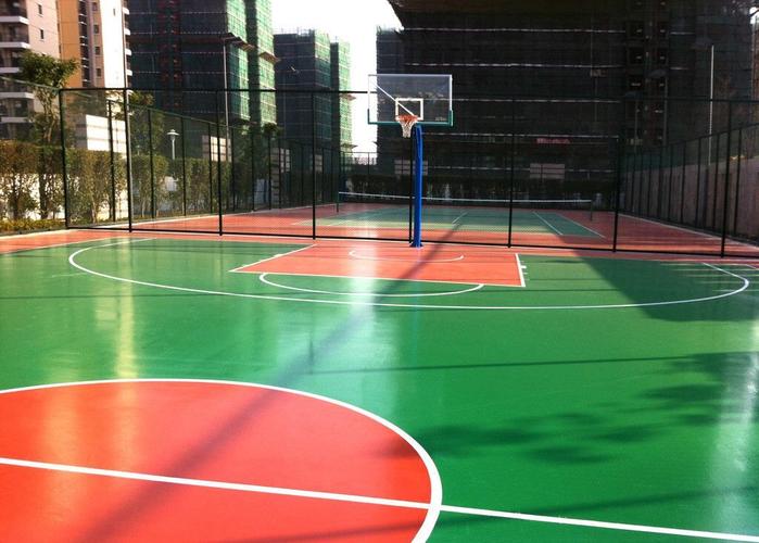 硅pu塑胶篮球场的特点_上海华上体育场地建设集团有限公司