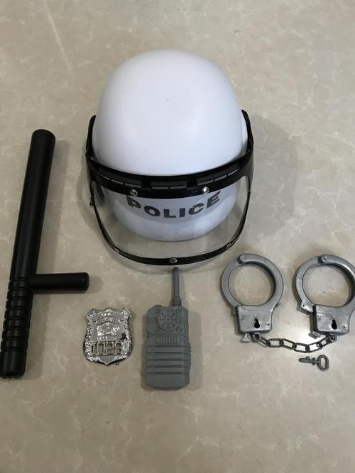 幼儿园区角玩具儿童职业体验道具帽子小交警察装备小警察玩具套装