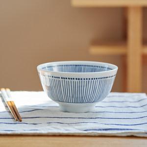 肆月米饭碗吃饭家用饭碗单个精致釉下彩好看的高颜值和风陶瓷餐具