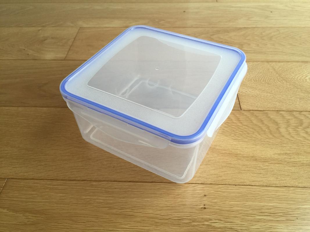 塑料盒正方形塑料保鲜盒塑料包装盒正方形密封盒使用日字形中空硅胶条