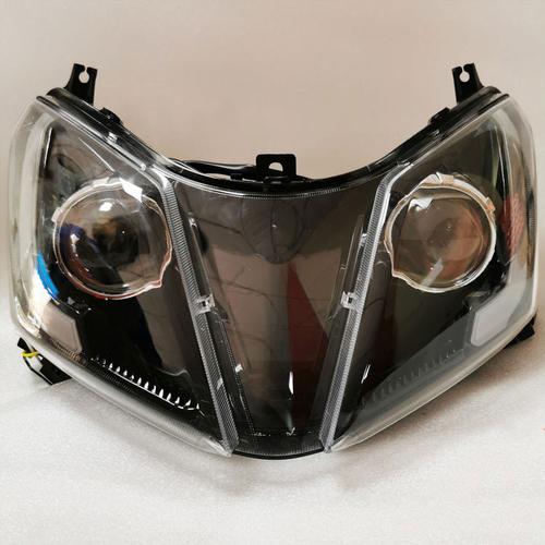 uy125摩托车改装升级 led大灯 双光透镜 鱼眼 恶魔眼 总成配件 总成装