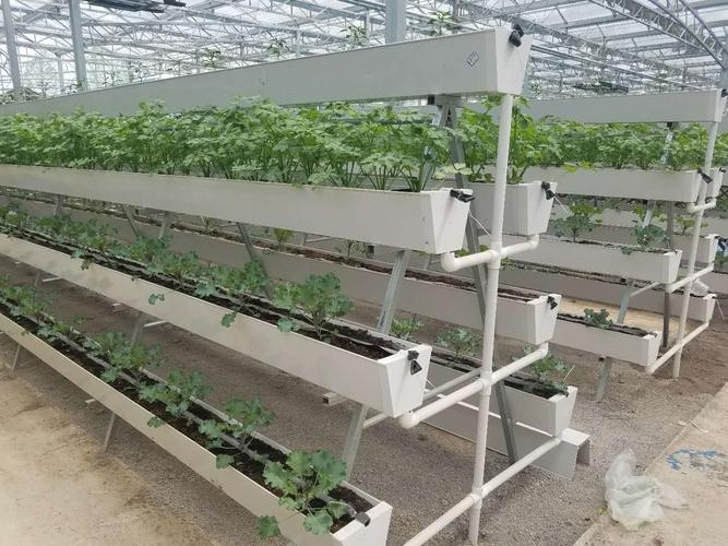 生产厂家pvc椰糠无土栽培种植槽 立体草莓种植槽温室专用水培设备