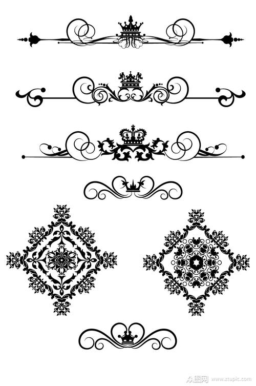 古典欧式花纹图案素材