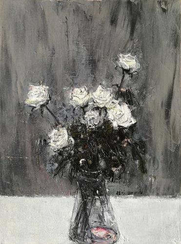 3小时前 白玫瑰油画,布面油画,80×60cm,2018售价:￥1,800.