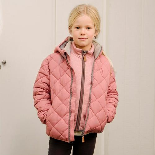 tonia quilted jacket dusty pink