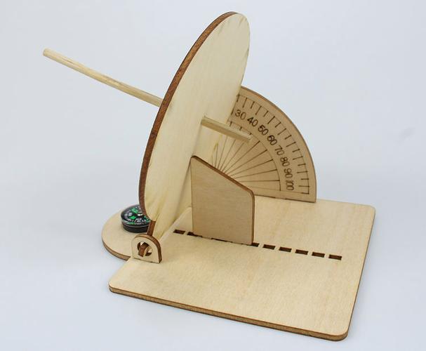仓梵 科技小制作日晷日规计时器太阳钟儿童手工拼装模型中小学生小