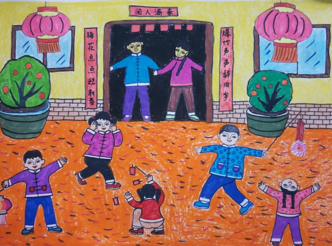 张掖三中少年宫美术社团参加甘州区"美好家园,文明使者"少年儿童绘画