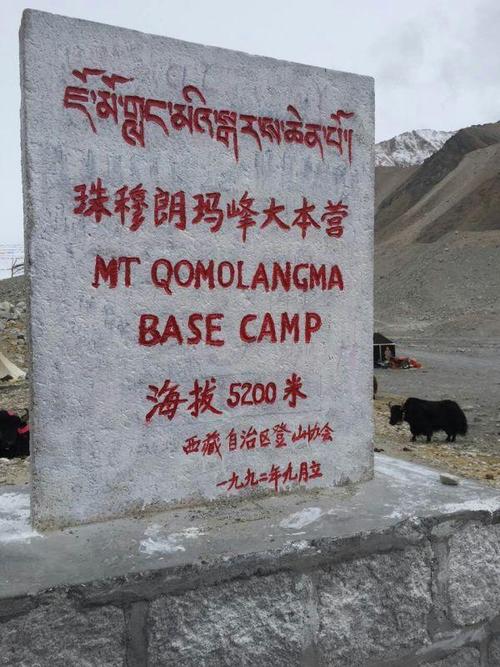 珠峰大本营景区纪念碑被游客乱涂乱画 已被清理