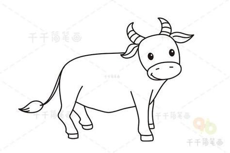 简笔画牛的画法简笔画牛的画法最简单可爱