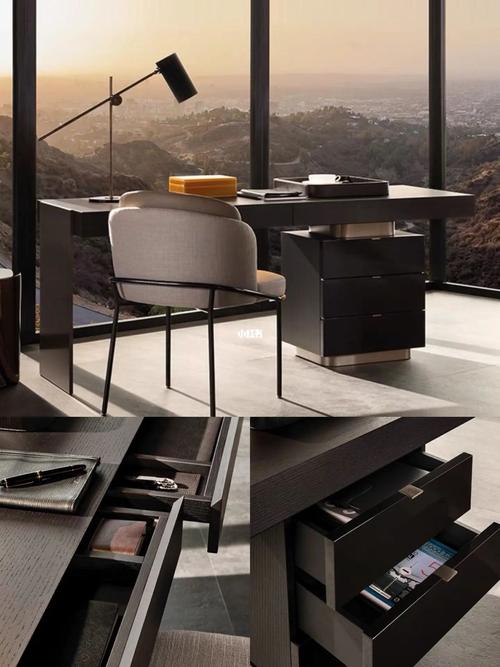 全球经典烟熏木质书桌顶尖设计师自用