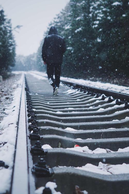 雪中行走