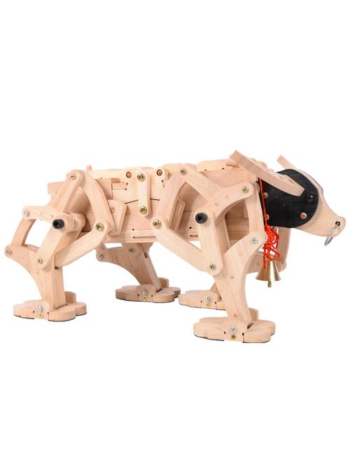 木牛流马机械玩具兼容儿童轨道动机攻城马车建筑